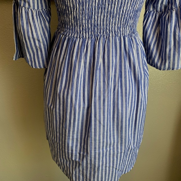 Hayden Los Angeles Stripes Square Neckline Dress Size Small - Picture 15 of 17
